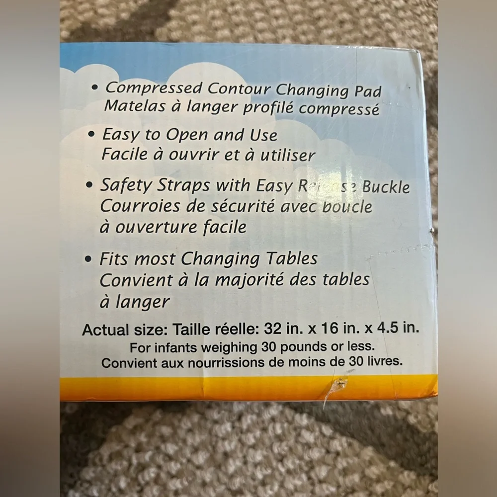 Delta Children Foam Contoured Changing Pad with Waterproof Cover